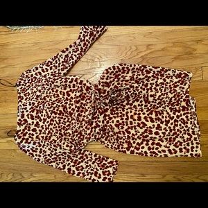 Loft Cheetah Dress NWOT